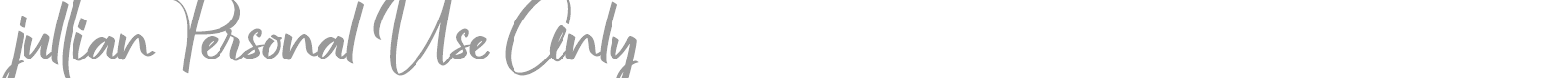 Jullian font preview